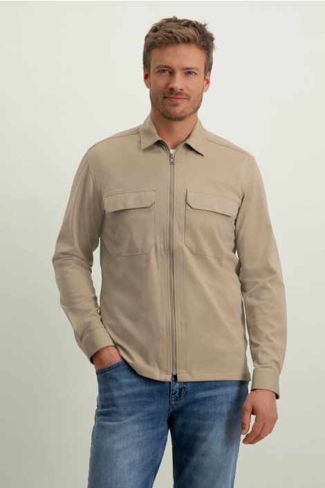 State of Art shirt ls plain - zip